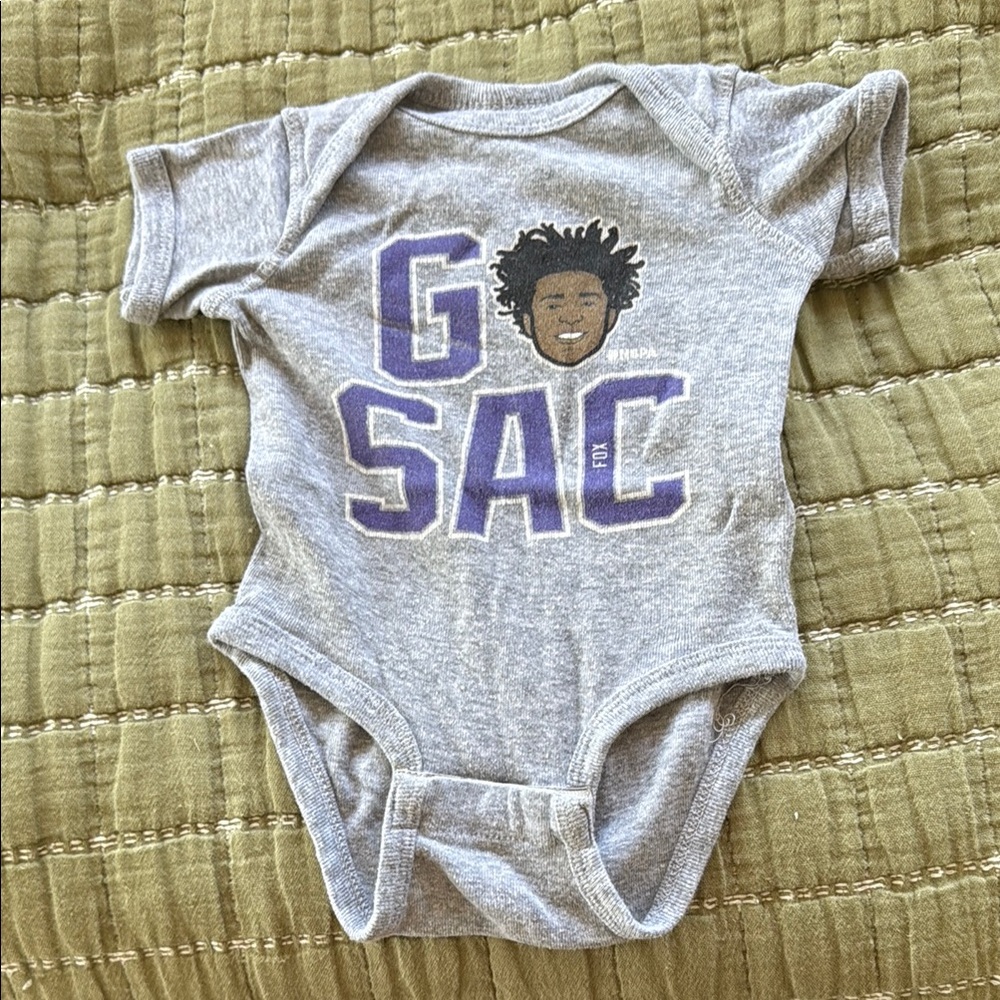 Sacramento Kings newborn baby onesie